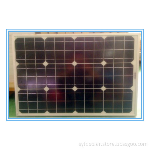 50W Mono Sillicon Solar Panel Cell with CE RoHS Mcs TUV